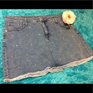 Wild Fable Denimb solid skirts size 20W